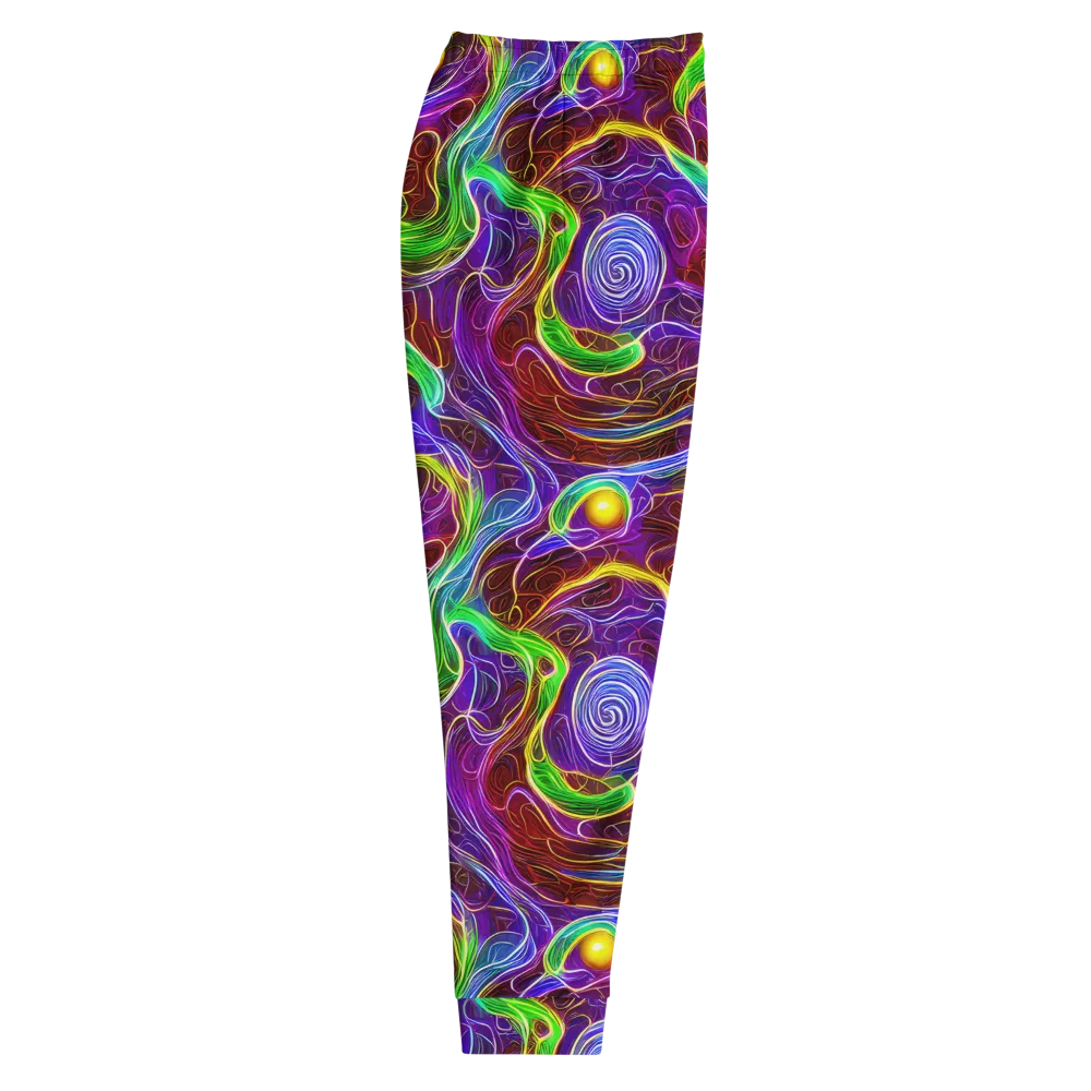 Purple Paradox on Men's Joggers — Right