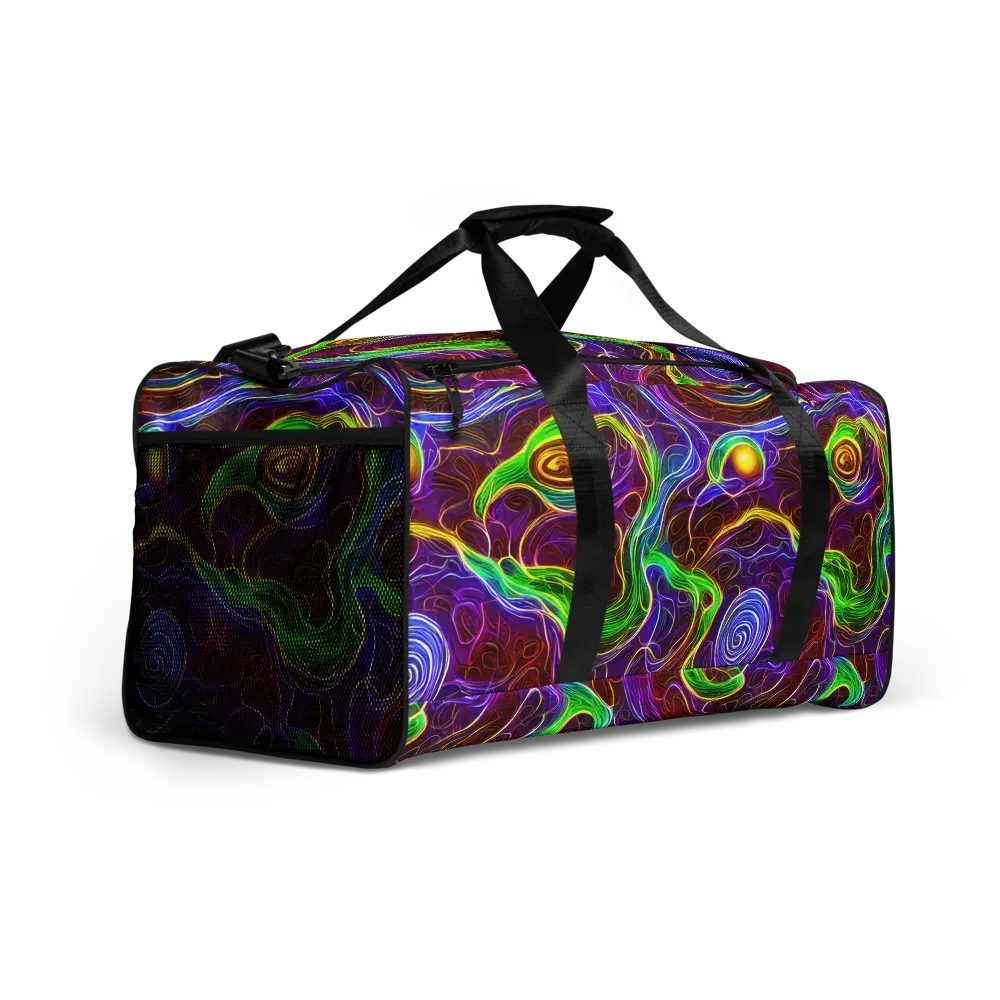 Purple Paradox on Duffle Bag — Right Front