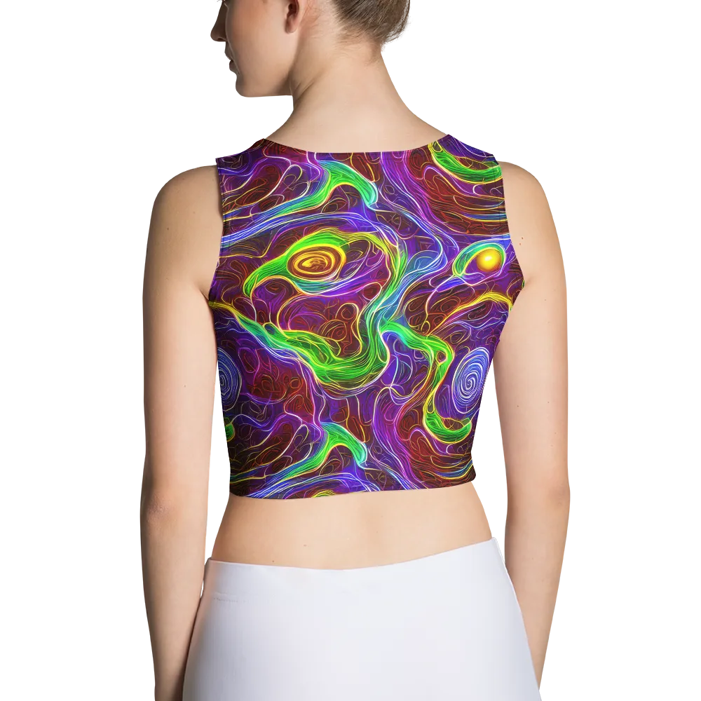 Purple Paradox on Crop Top — Back
