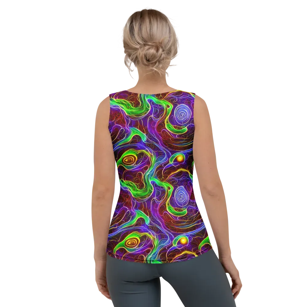Purple Paradox on Women's Tank Top — Back