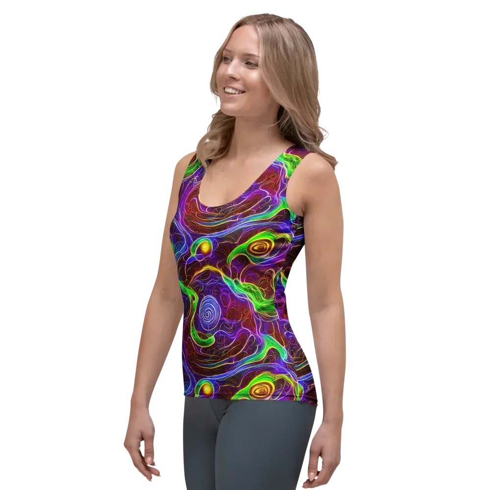 Purple Paradox on Women's Tank Top — Left Front