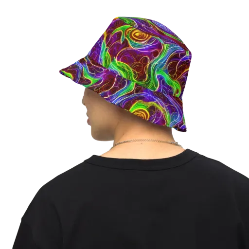 Purple Paradox on a Reversible Bucket Hat