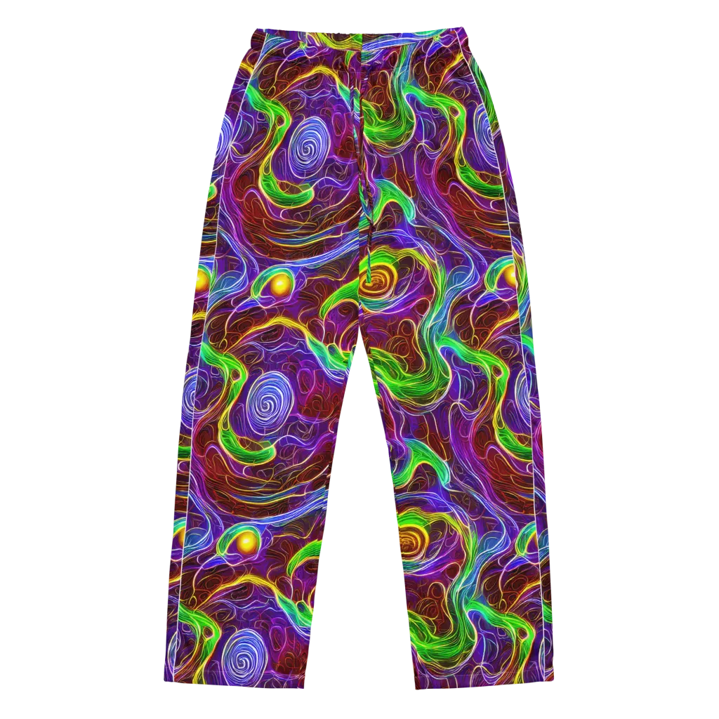 Purple Paradox on Women's Pajama Pants — Front