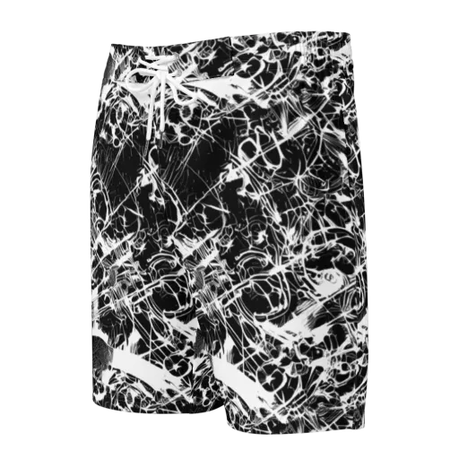 Obsidian Sketch on a Men's Board Shorts