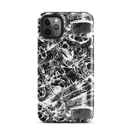 Obsidian Sketch on a Tough Case for iPhone®