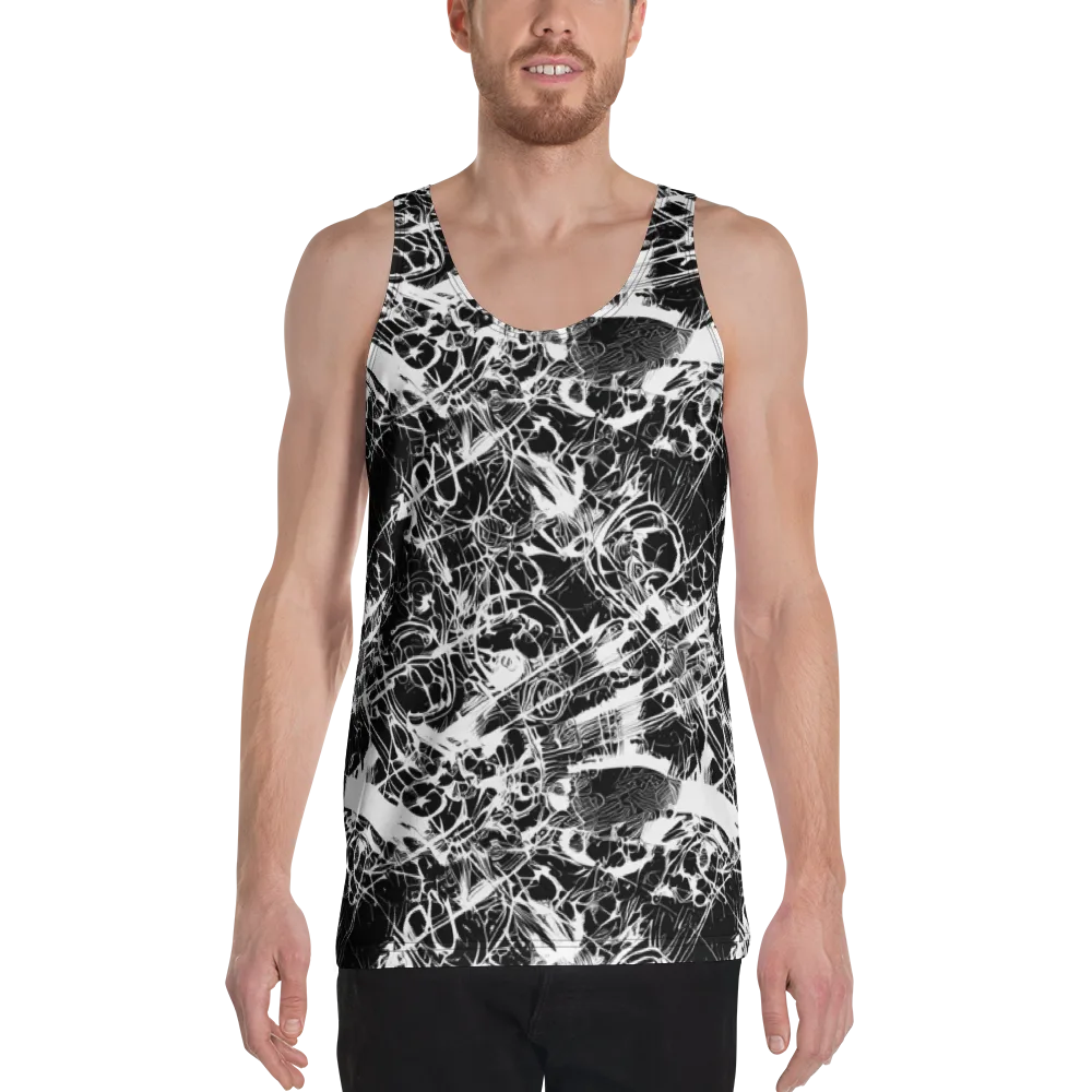 Obsidian Sketch on Men's Tank Top — Front