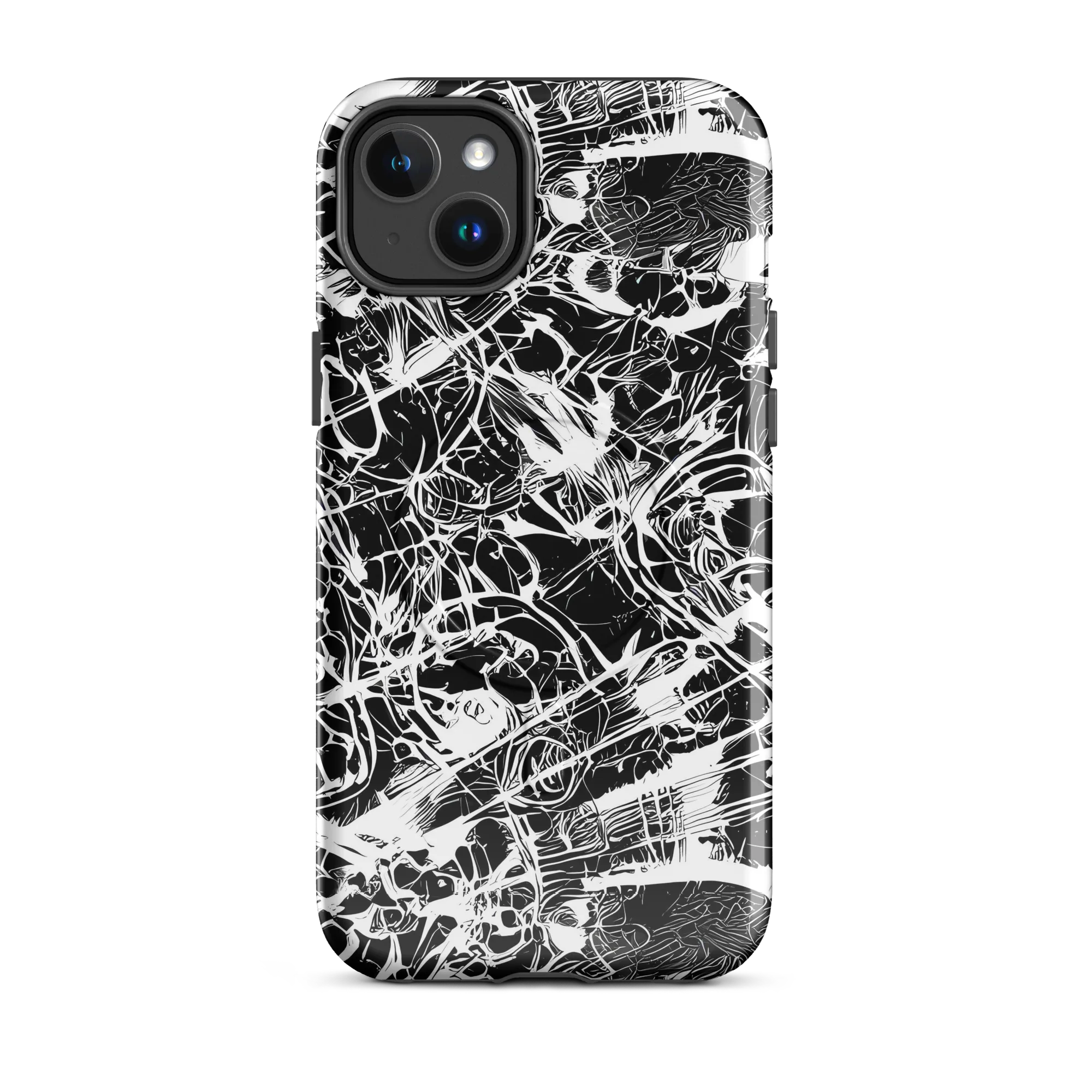 Obsidian Sketch on MagSafe Tough Case for iPhone® — Front