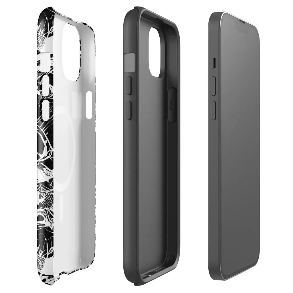 Obsidian Sketch on MagSafe Tough Case for iPhone® — Front