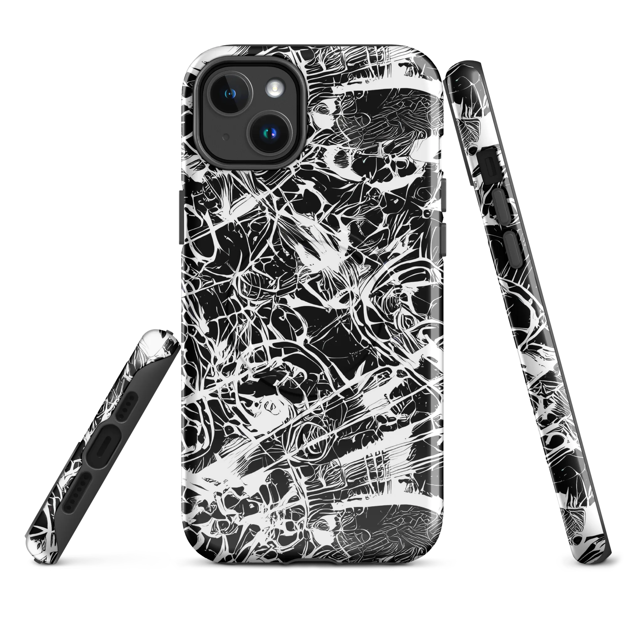 Obsidian Sketch on MagSafe Tough Case for iPhone® — Front