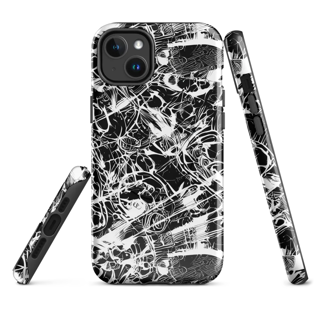Obsidian Sketch on MagSafe Tough Case for iPhone® — Front