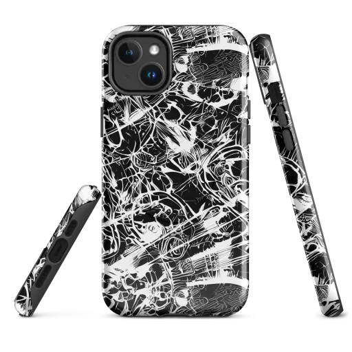 Obsidian Sketch on a MagSafe Tough Case for iPhone®