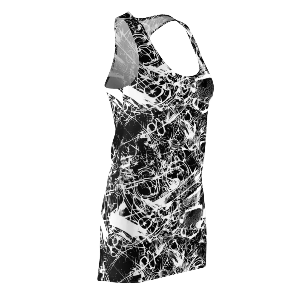 Obsidian Sketch on Racerback Dress — Front Side