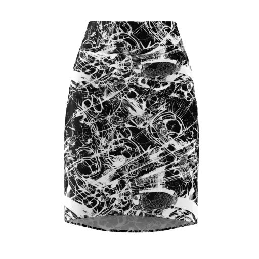 Obsidian Sketch on a Pencil Skirt