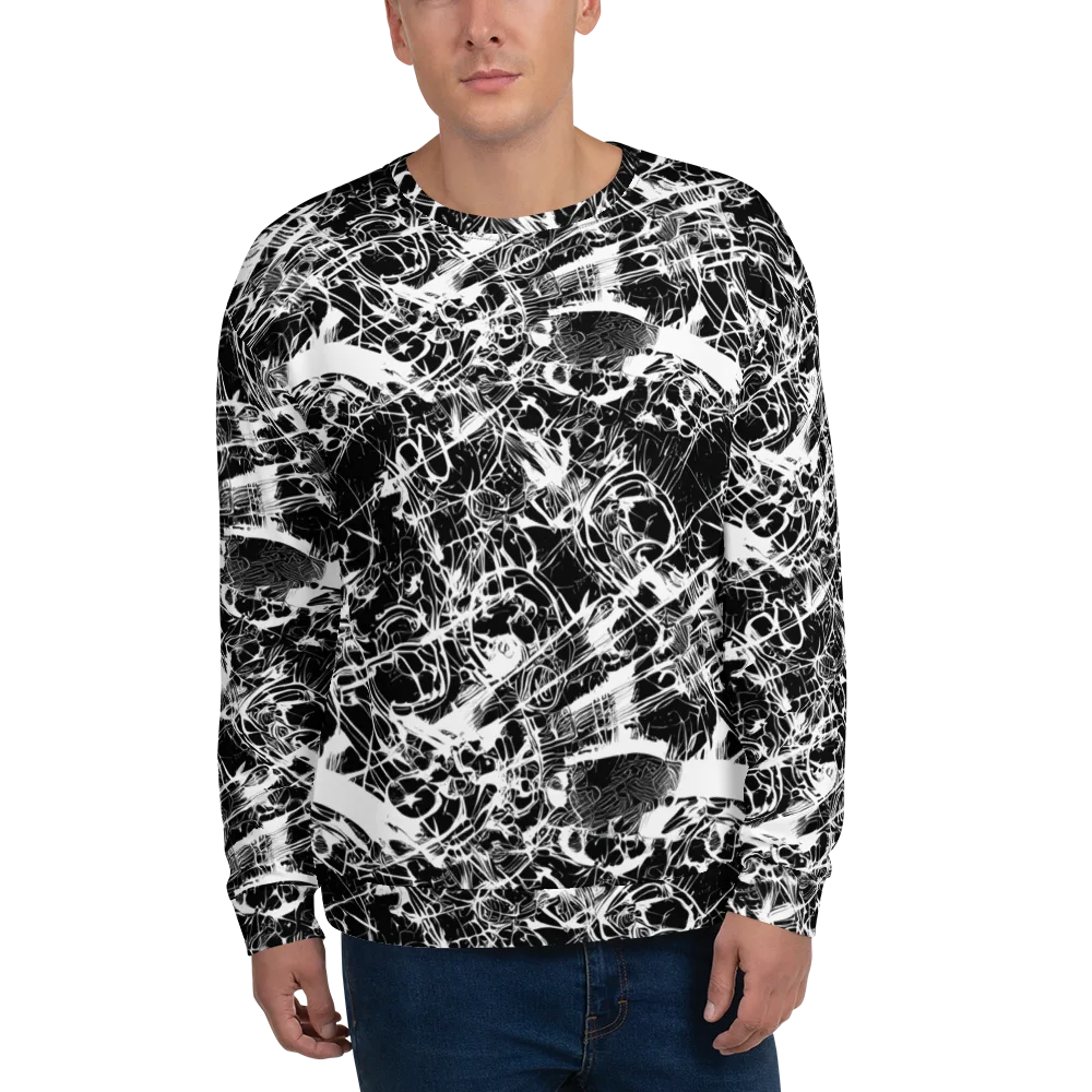 Obsidian Sketch on Sweatshirt — Front