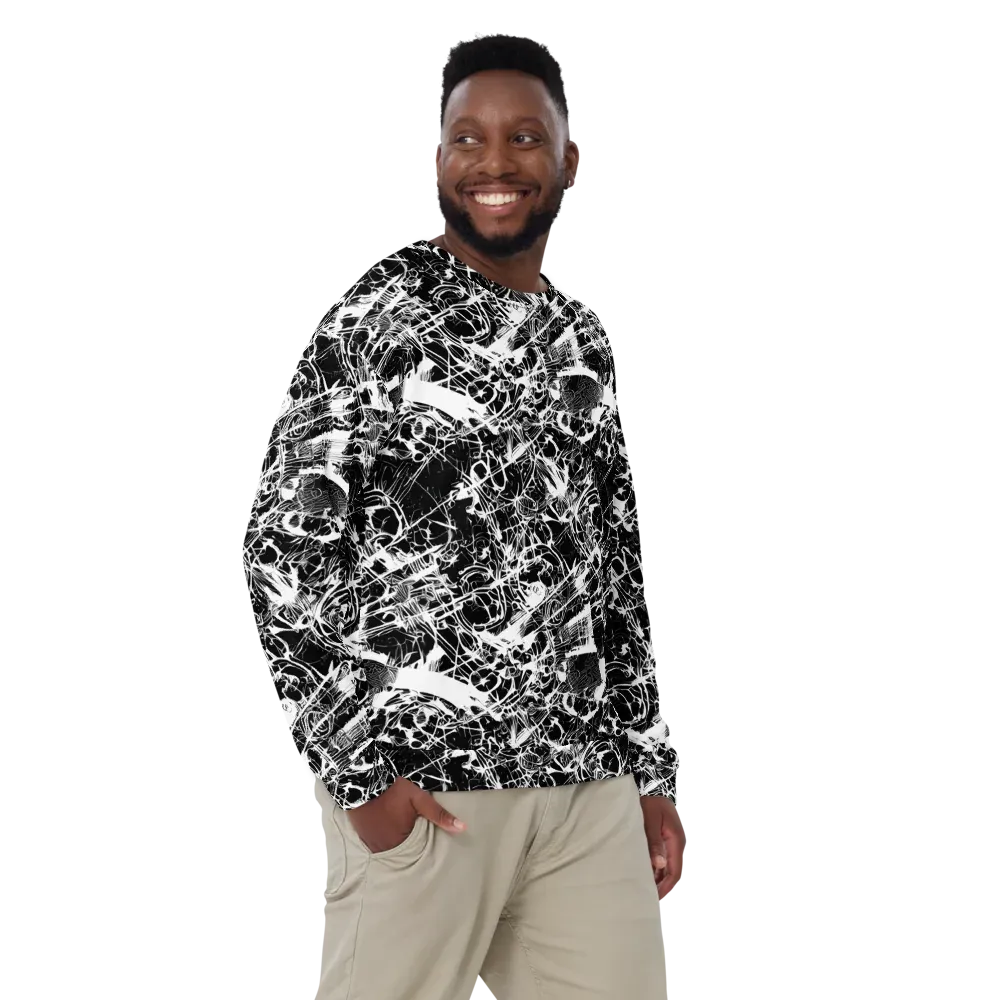 Obsidian Sketch on Sweatshirt — Front
