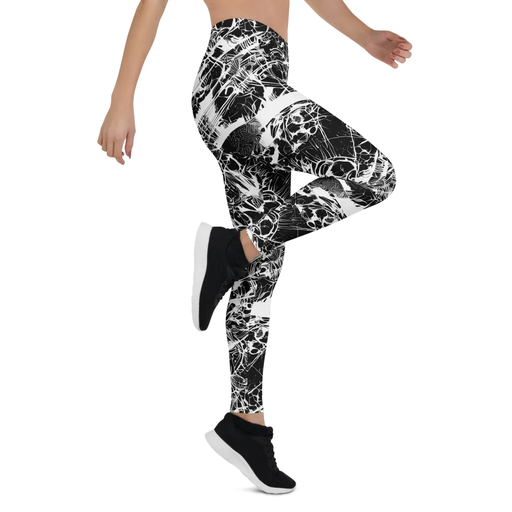 Obsidian Sketch on Leggings — Right