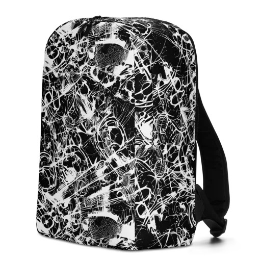 Obsidian Sketch on a Minimalist Backpack
