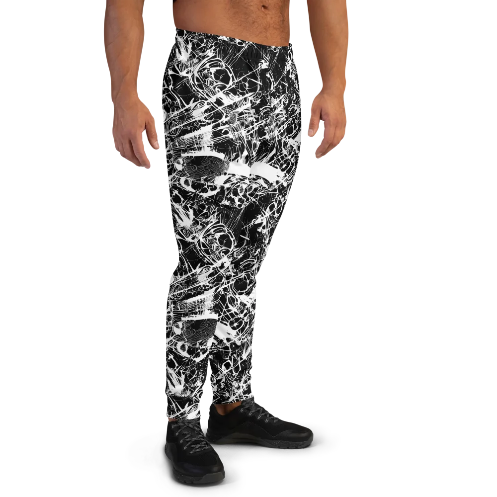 Obsidian Sketch on Men's Joggers — Right