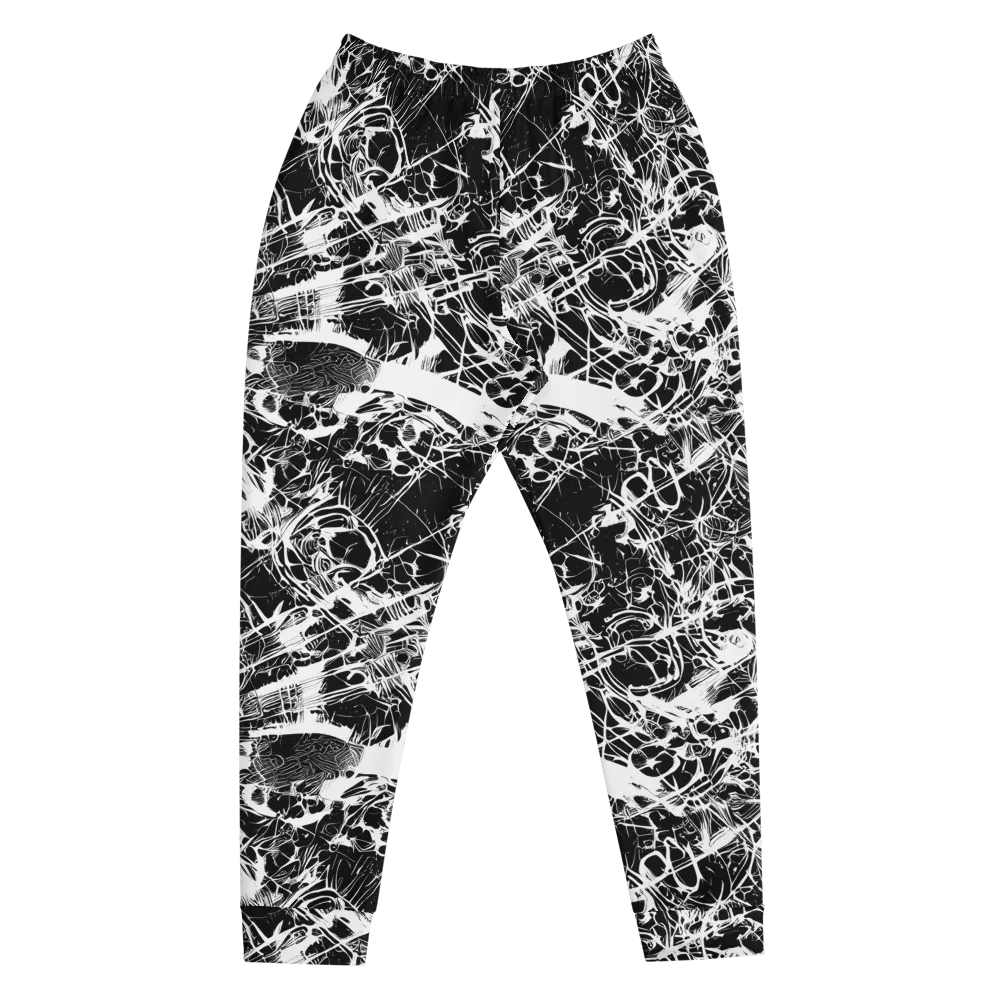 Obsidian Sketch on Men's Joggers — Front