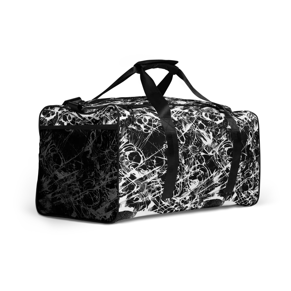 Obsidian Sketch on Duffle Bag — Right Front