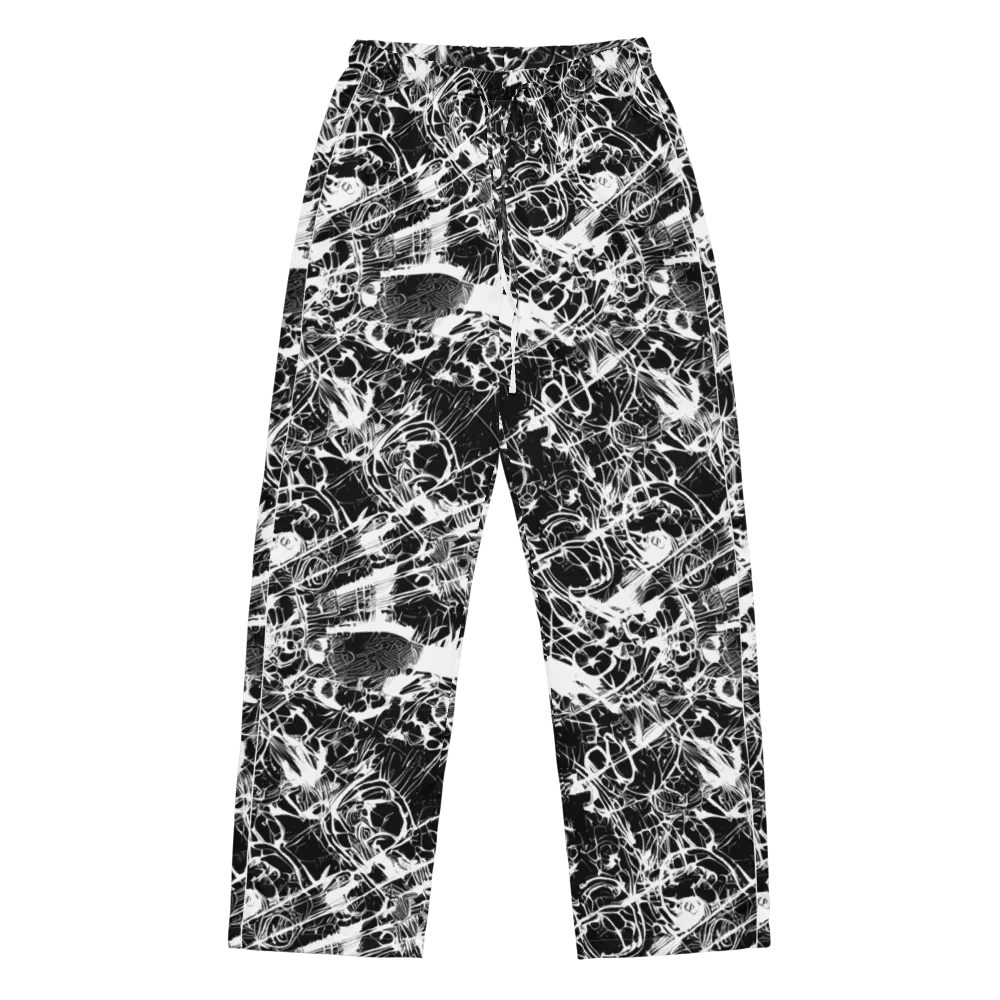 Obsidian Sketch on Women's Pajama Pants — Front