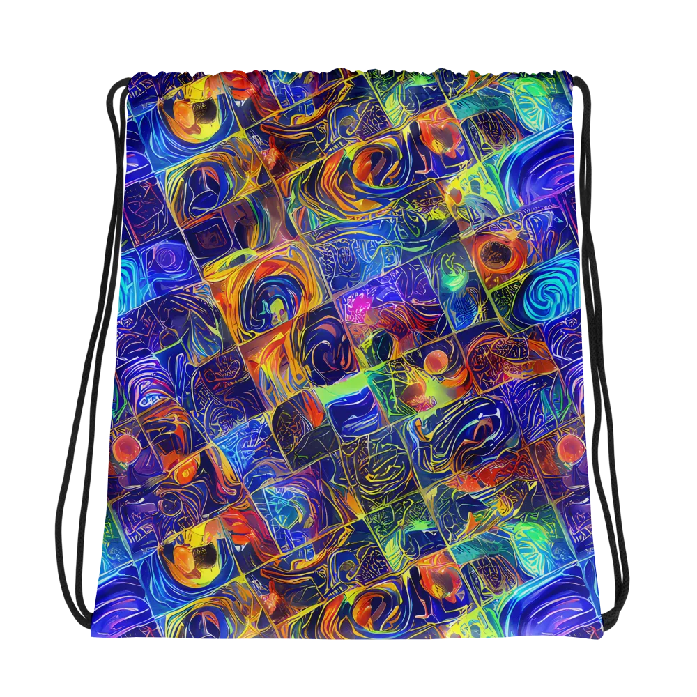 Vivid Vertigo on Drawstring Bag — Photo