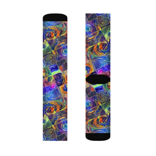 Vivid Vertigo on a Socks