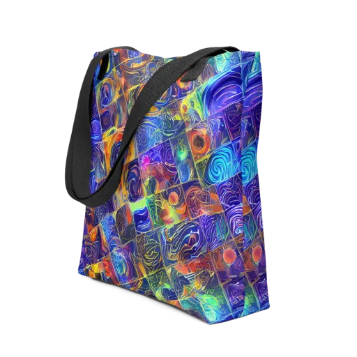 Vivid Vertigo on a Tote Bag