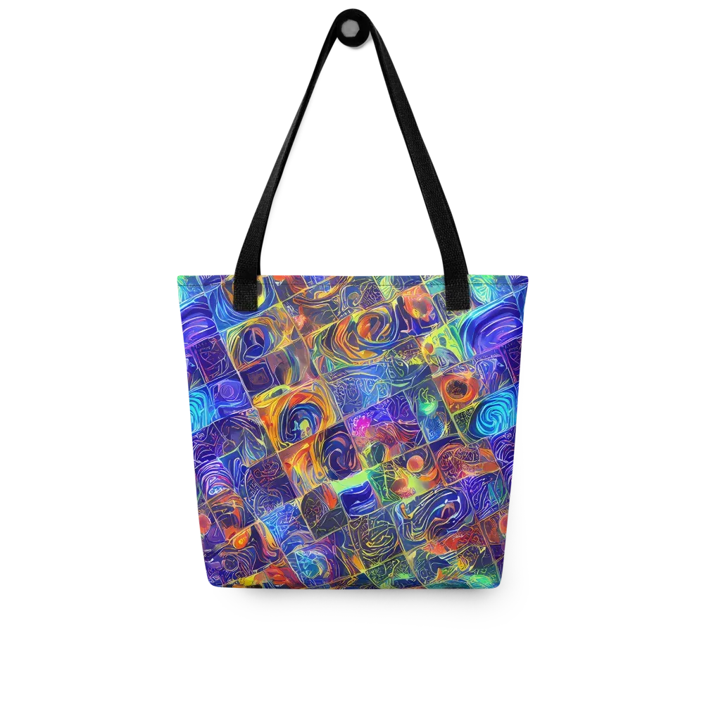Vivid Vertigo on Tote Bag — Front