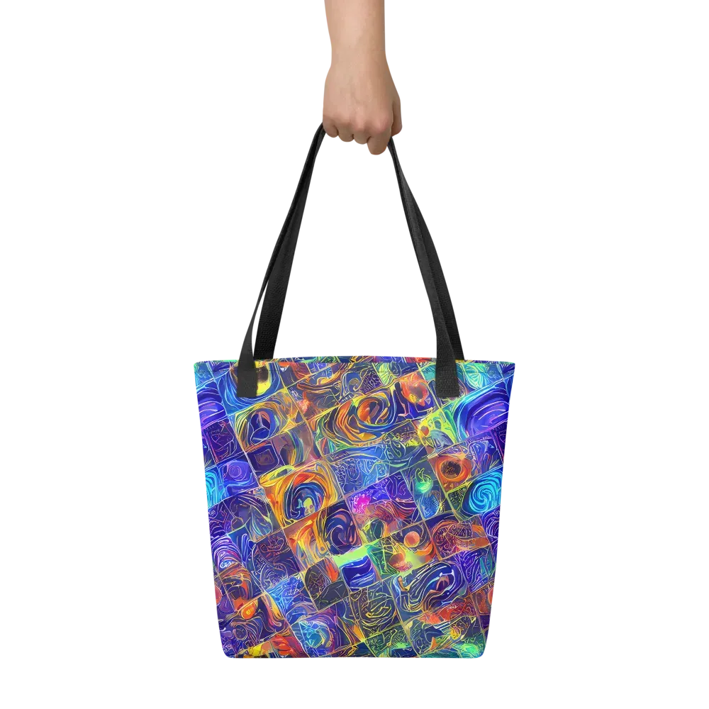 Vivid Vertigo on Tote Bag — Front