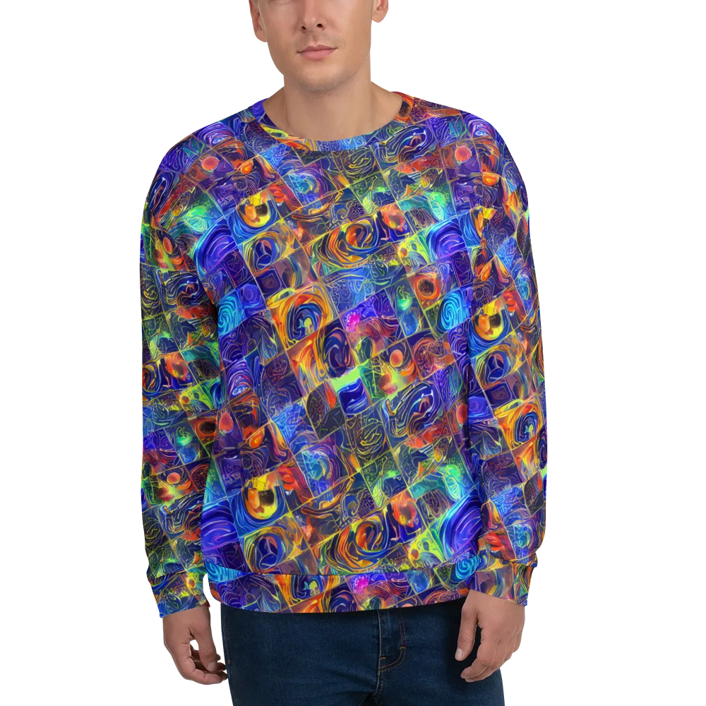 Vivid Vertigo on Sweatshirt — Front