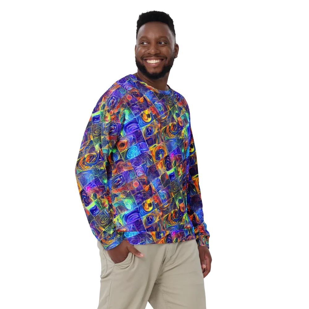 Vivid Vertigo on Sweatshirt — Front