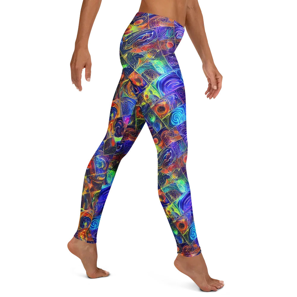Vivid Vertigo on Leggings — Right