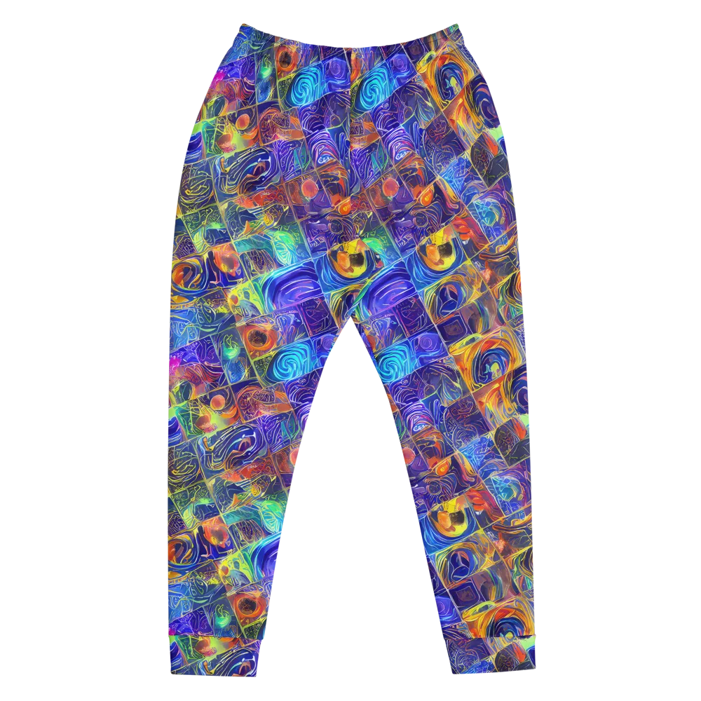 Vivid Vertigo on Men's Joggers — Front