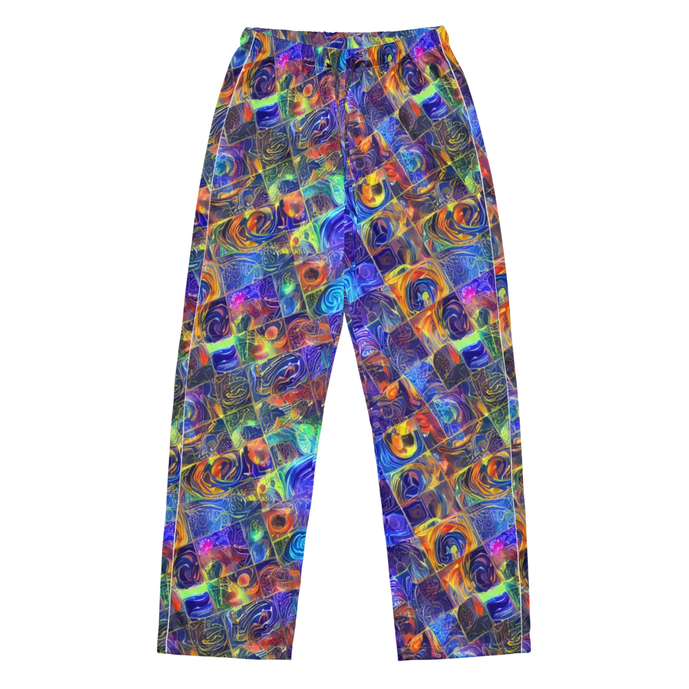 Vivid Vertigo on Women's Pajama Pants — Front