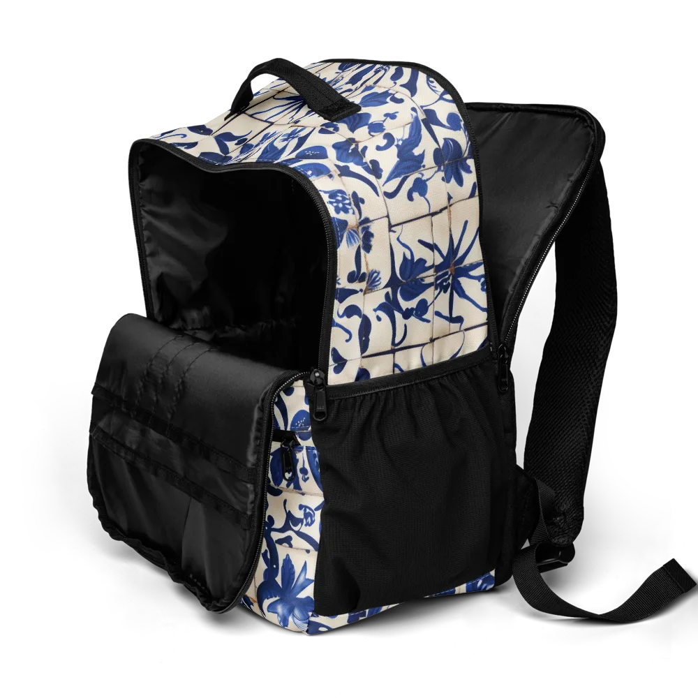 Cobalt Delft on Utility Backpack — Product details 2