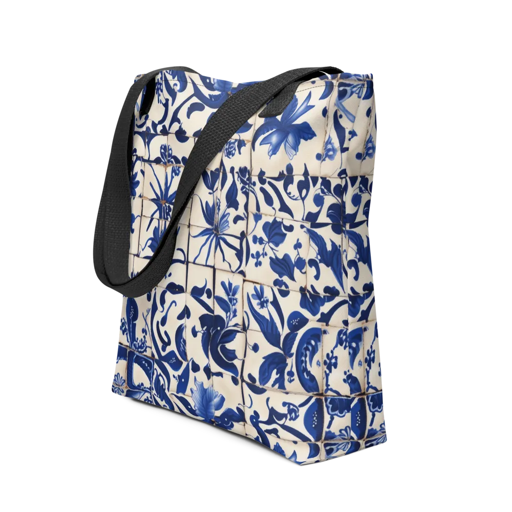 Cobalt Delft on Tote Bag — Front