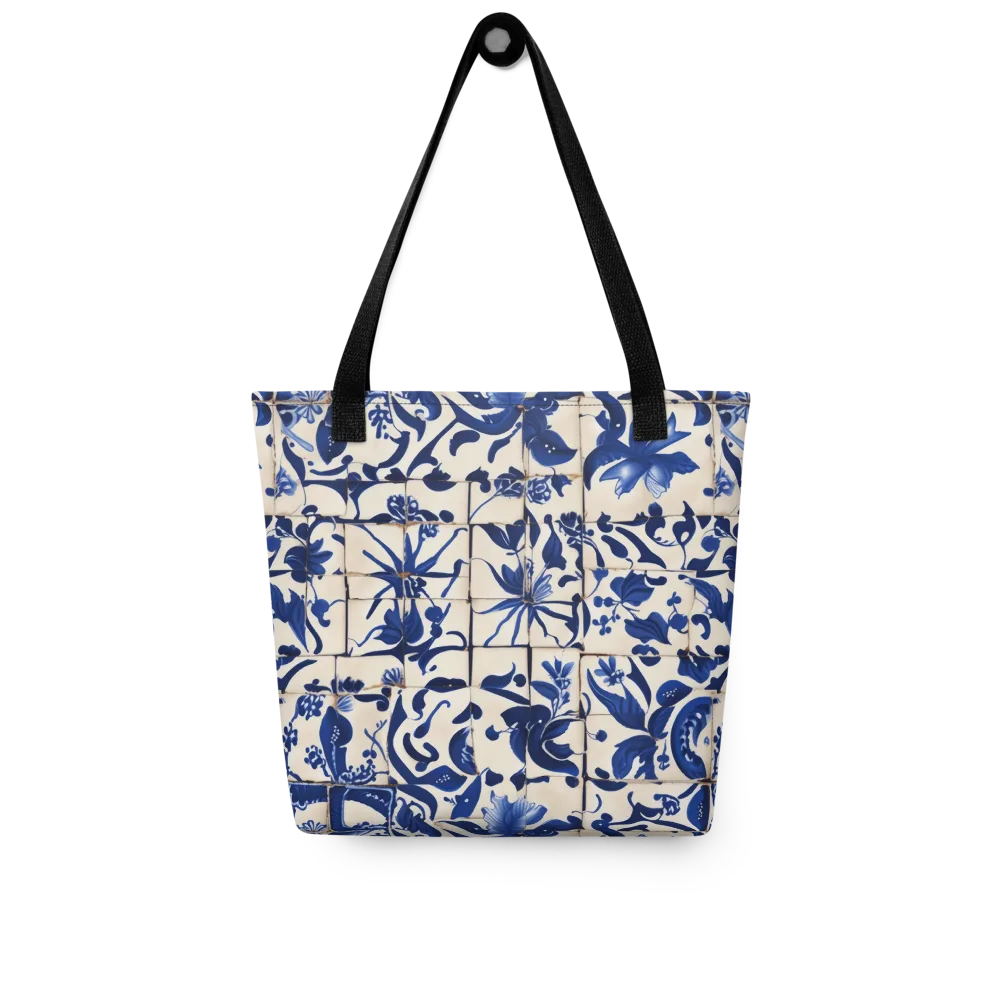 Cobalt Delft on Tote Bag — Front