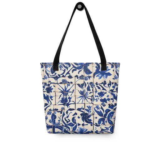 Cobalt Delft on a Tote Bag