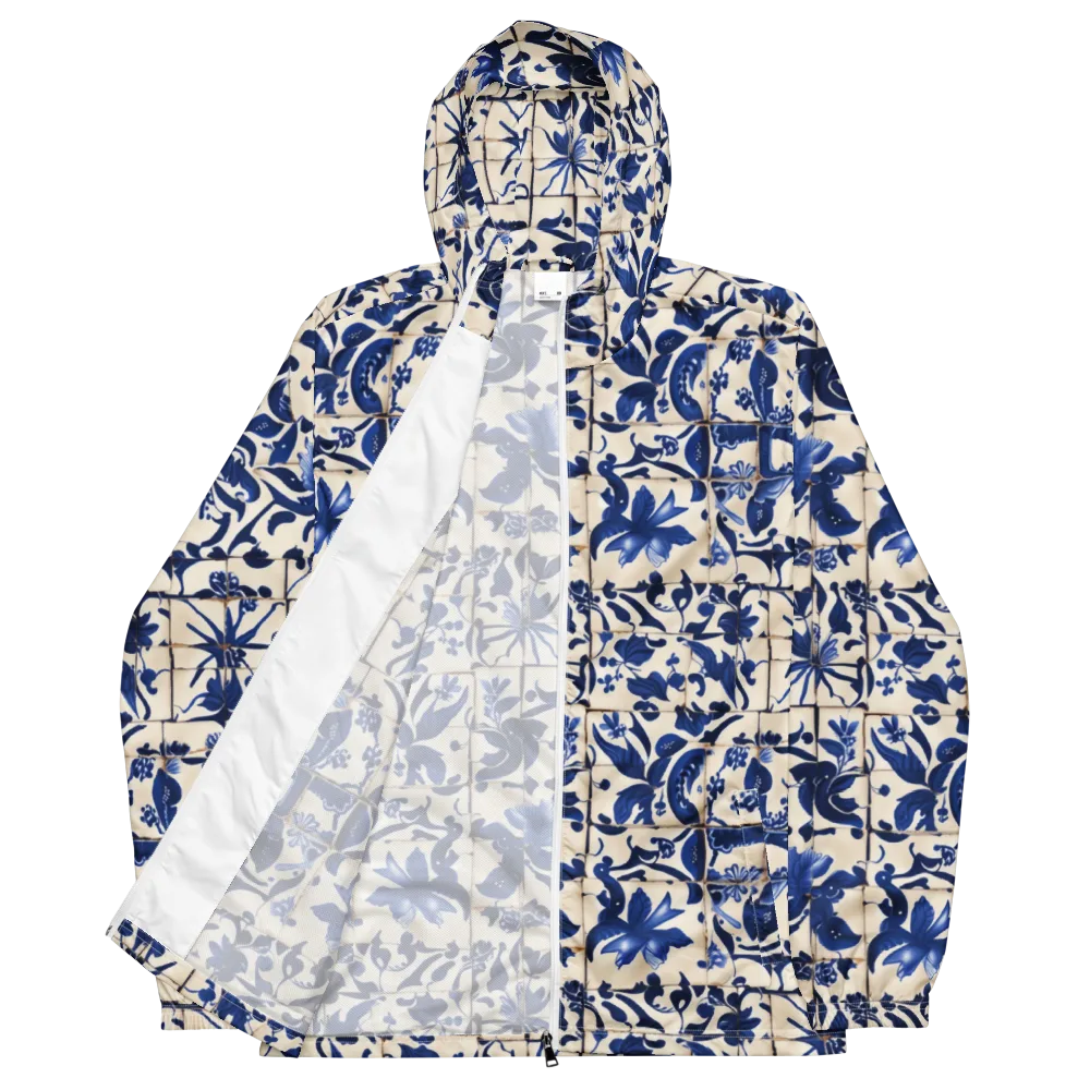 Cobalt Delft on Men's Windbreaker — Front