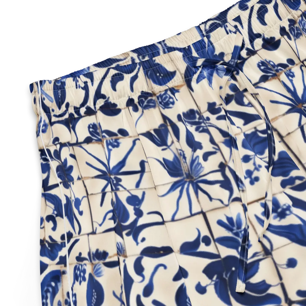 Cobalt Delft on Women's Pajama Shorts — Product details