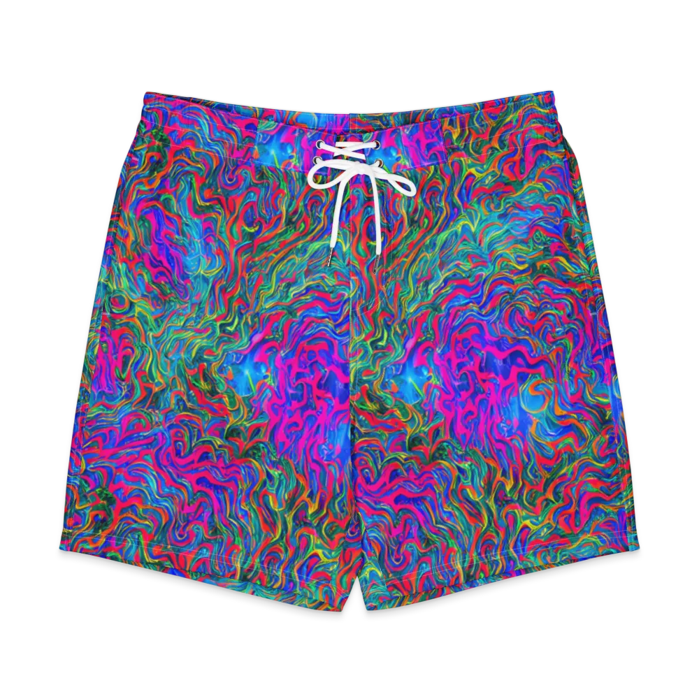 Electric Marmalade on Men's Board Shorts — Front