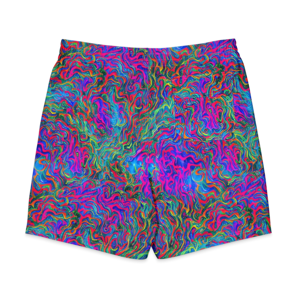 Electric Marmalade on Men's Board Shorts — Back