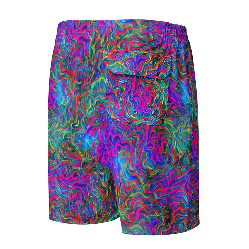 Electric Marmalade on Men's Board Shorts — Back