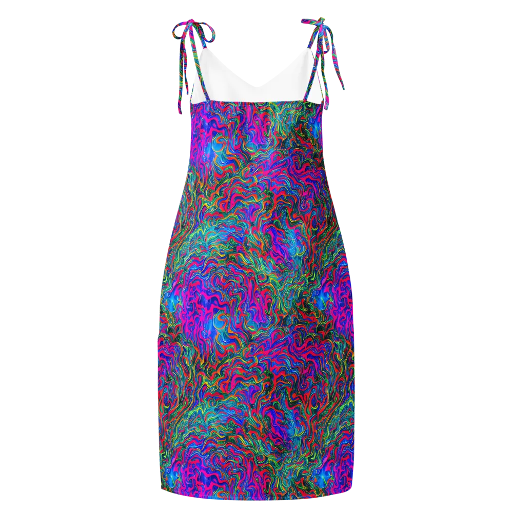Electric Marmalade on Slip Dress — Back