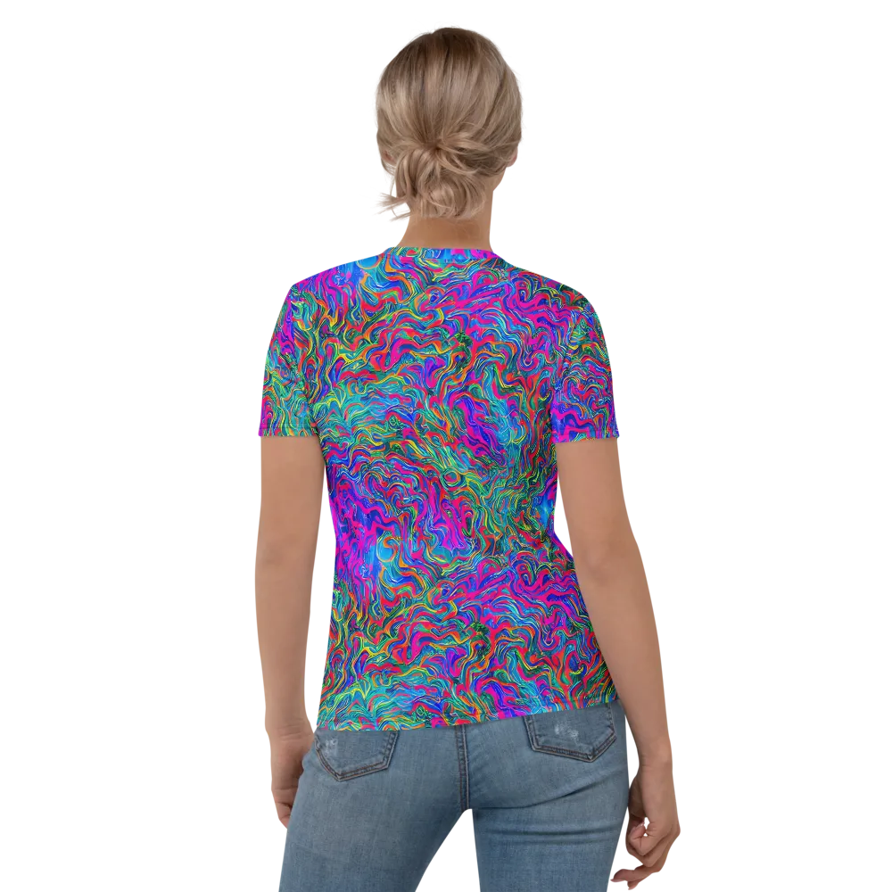 Electric Marmalade on Women's Crew Neck T-Shirt — Back