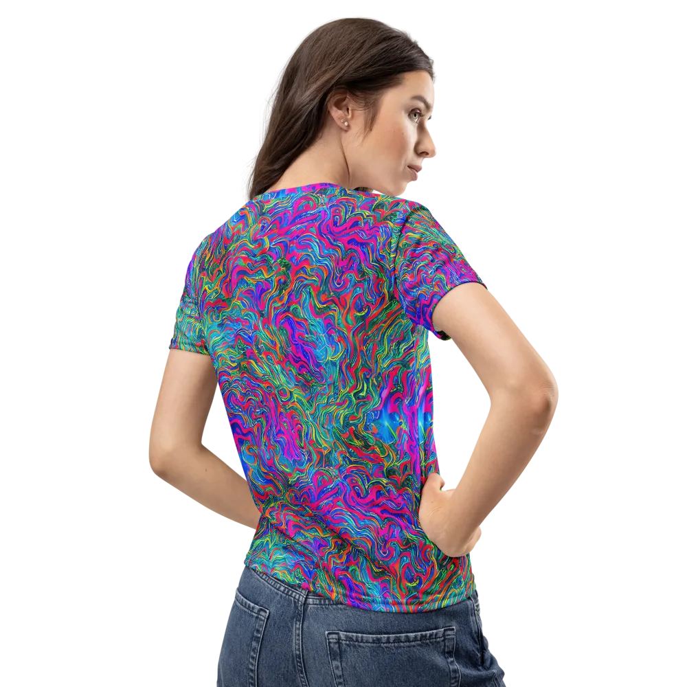 Electric Marmalade on Women's Crew Neck T-Shirt — Back