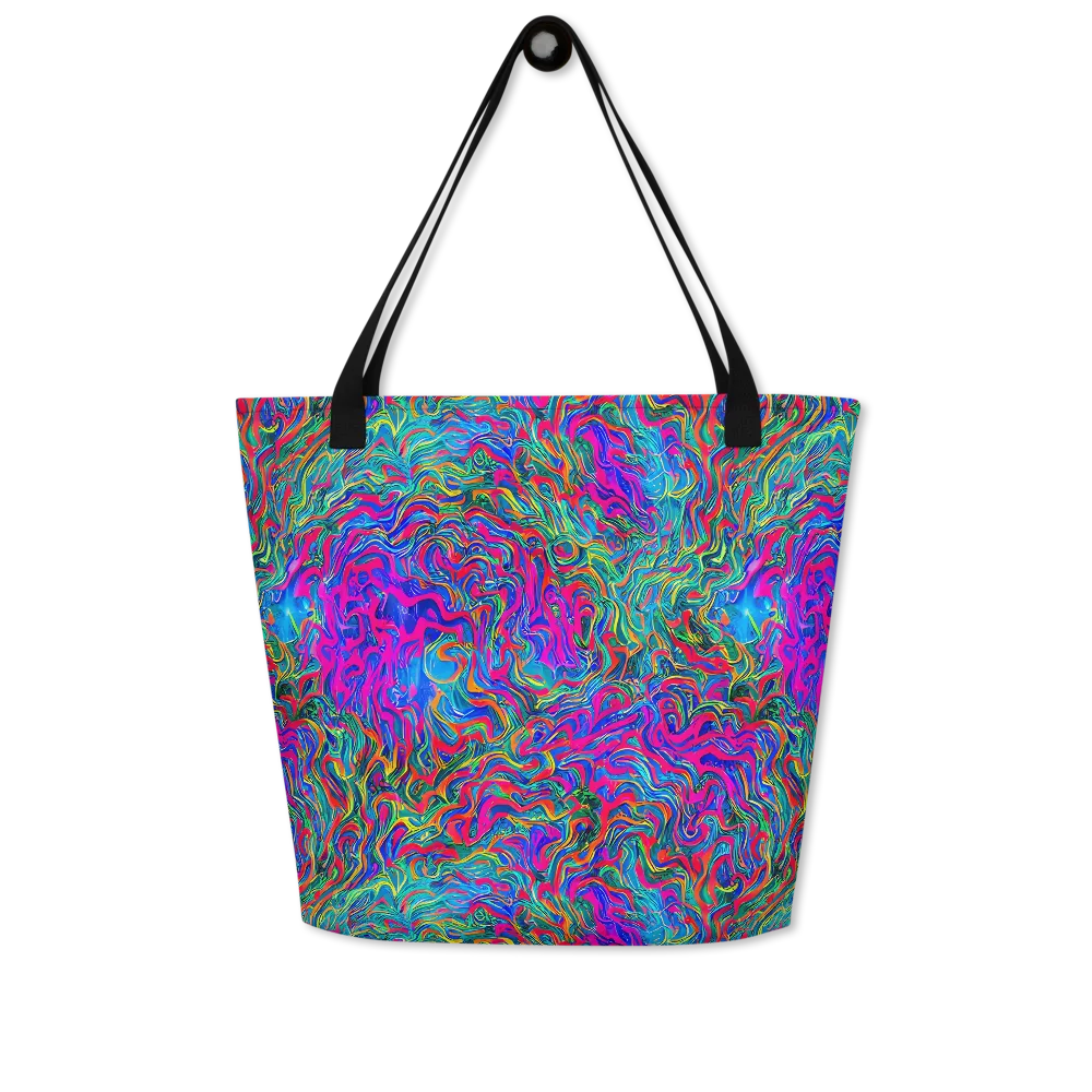 Electric Marmalade on Large Tote Bag W/ Pocket — Front