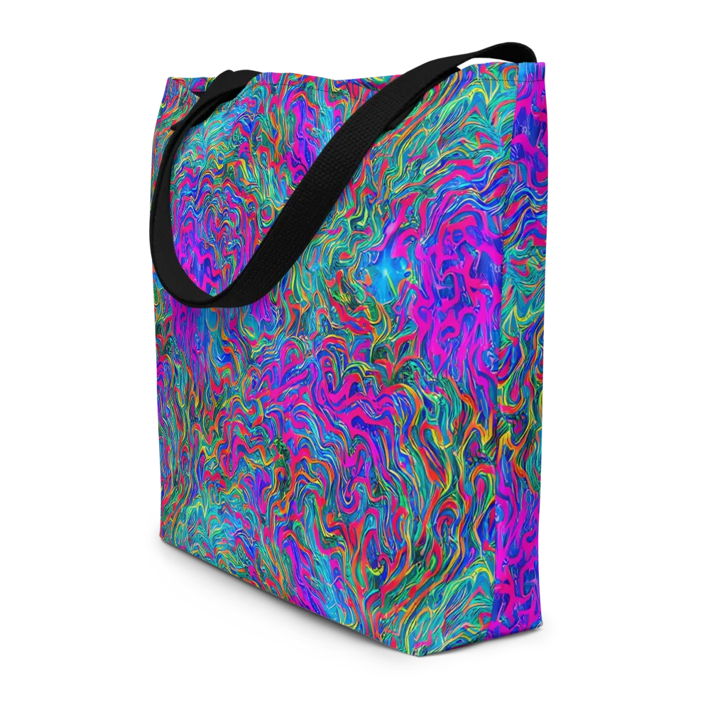 Electric Marmalade on Large Tote Bag W/ Pocket — Front