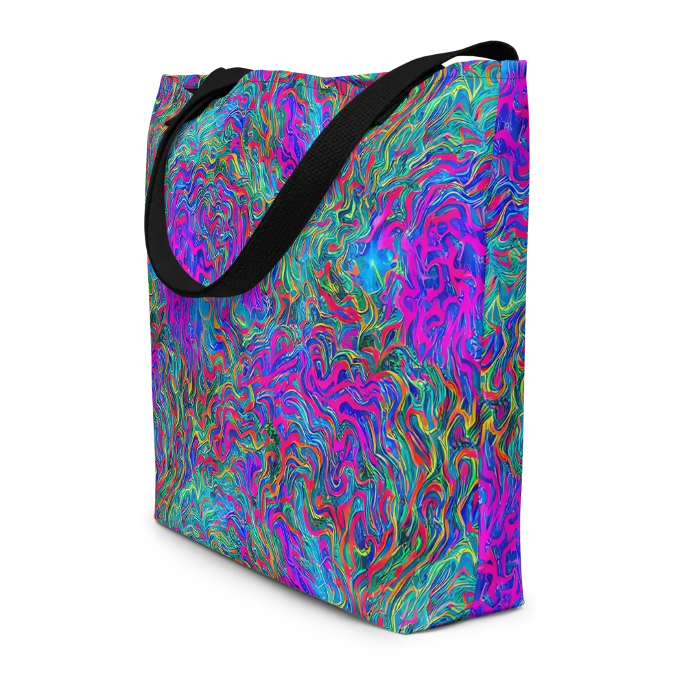 Electric Marmalade on Large Tote Bag W/ Pocket — Front